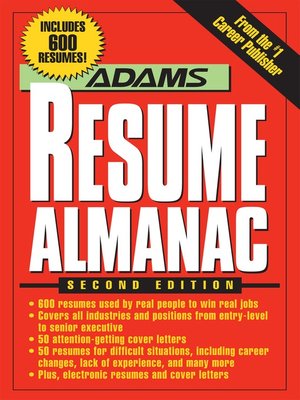 cover image of Adams Resume Almanac